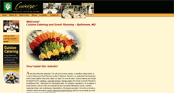 Desktop Screenshot of cuisinecatering.com